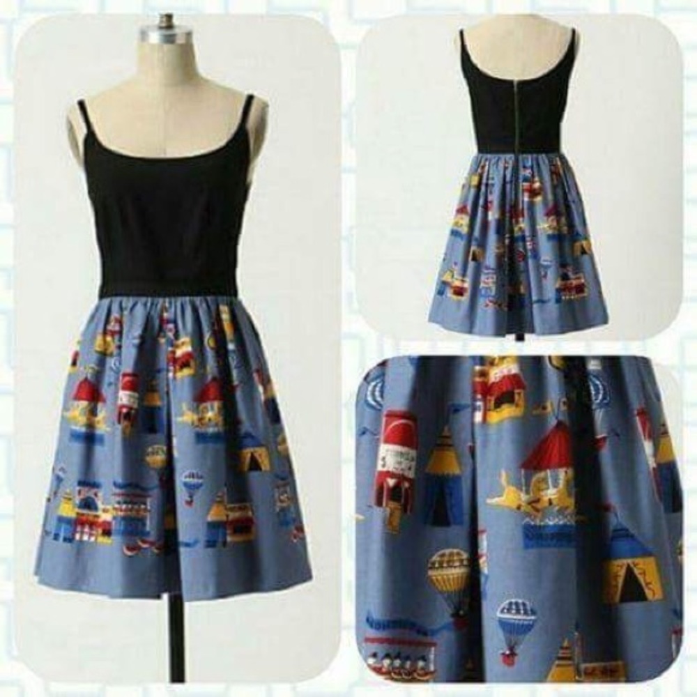 Anthropological Anna Sui "County Fair" Dress